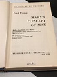 Marx's Concept of Man by Erich Fromm black orange white vintage shabby ...