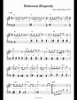 Bohemian Rhapsody sheet music for Piano download free in PDF or MIDI