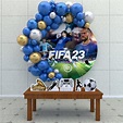 Kit Aniversário Painel Redondo + Display Futebol Fifa 2023 | Elo7