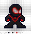 Ultimate Spider-Man Perler Bead Pattern Pixel Art Templates, Perler ...