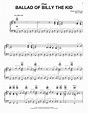 (The) Ballad Of Billy The Kid Noten | Billy Joel | Klavier, Gesang ...