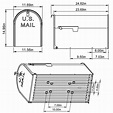 Standard T3 Mailbox (Extra Large Capacity) - Estes Designs Mailboxes