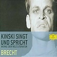 Brecht: Klaus Kinski: Amazon.es: CDs y vinilos}