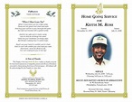 Obituary Examples For Funeral Program