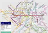 Paris Subway Map (Pariser Metro) | Mapa Metro