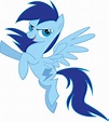 Blue pony based on Rainbow Dash by JeffZombie on DeviantArt