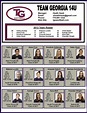 Team Georgia Softball 14U Player Profiles Page | Brochure template ...