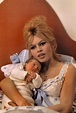 Brigitte Bardot and baby Son Nicolas Brigitte Bardot, Bridget Bardot ...