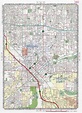 Map of Modesto city, California. Free large detailed road map Modesto CA