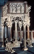 NICOLA PISANO, pulpit of Pisa Cathedral baptistery, Pisa, Italy, 1259 ...
