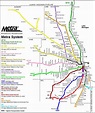 Metra Rail Chicago Map – Map Vector