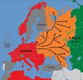 Segunda Guerra Mundial: El mapa de la Operación Barbarroja