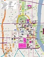 Nashville Tennessee, Map Of Downtown Nashville, Nashville Tourist ...