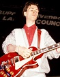 Johnny Marr of The Smiths playing live onstage with his Gibson Les Paul ...