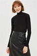 Fine Knit Funnel Neck Top - New In Fashion - New In - Topshop USA ...