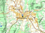 Carte - Ville de Chambéry ≡ Voyage - Carte - Plan