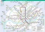 U-Bahn : Mapa do metrô de Frankfurt , Alemanha