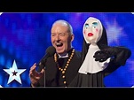 Martin Healy dances with a nun - Week 1 Auditions | Britain's Got ...