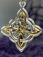Quaternary Knot Necklace, Celtic Jewelry, Irish Jewelry, Ireland Gift ...