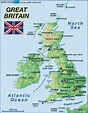 Map of Great Britain (United Kingdom) (Country) | Welt-Atlas.de | Map ...