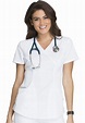 Cherokee CK603-WHTV Filipina Medica | Tops, Medical outfit, Cherokee woman