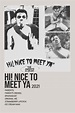 HI! NICE TO MEET YA By YUNGBLUD Minimalist Album Poster | Music poster ...