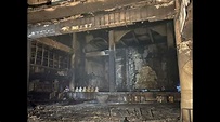 桃園龜山威天宮大火 7 5公尺高關公頭部被燒斷 - YouTube