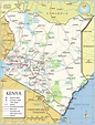 Political Map of Kenya - Nations Online Project