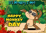 It’s Monkey Time! Free Monkey Day eCards, Greeting Cards | 123 Greetings