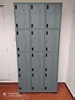 Locker Metálico 12 Puestos Gris Oscuro De 200x93x30 Cm Usado | Mercado ...