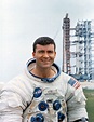 Astronaut Fred W. Haise Jr. lunar module pilot of the Apollo 13 lunar landing mission with ...