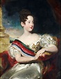 Future Queen D. Maria II (1834) went to England