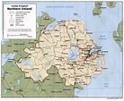 Carte de l'Irlande du Nord - Plusieurs carte du pays (villes, europe...)