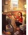 16 Ilustraciones para las personas que viven solas y están ...