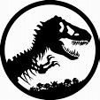 Jurassic World Park Dinosaur White Logo Edible Image Photo 8" Round ...