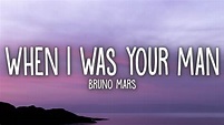 Bruno Mars - When I Was Your Man (Lyrics) Chords - Chordify