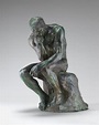 The Thinker (Le Penseur) by Auguste Rodin (French, 1840 - 1917), 16X12 ...