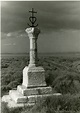 Roadside monument with iron cross topping it, ETO | The Digital ...