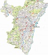 Carte du Bas-Rhin - Bas-Rhin carte du département 67