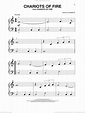 Chariots Of Fire, (beginner) sheet music for piano solo (PDF)