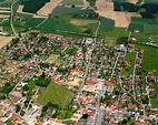 Luftbild Gangkofen - Wohngebiet einer Einfamilienhaus- Siedlung in ...