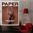 Kim Kardashian Paper Magazine Poster | Etsy