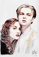Leo & Kate; Titanic | Titanic art, Titanic drawing, Celebrity drawings