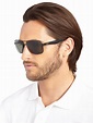 Lyst - Ray-Ban 59Mm Square Aviator Sunglasses in Black for Men