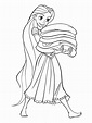 Dibujos de Princesa Rapunzel de Disney para Colorear para Colorear ...