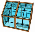 The glass house plan detail dwg file. - Cadbull