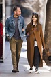 Lily Collins looks cute while enjoying a stroll with husband Charlie ...
