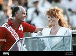 The duchess of york and her father major ronald ferguson hi-res stock ...