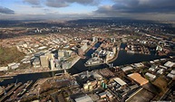 Salford Greater Manchester Lancashire aerial photograph | aerial ...