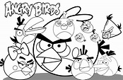 Todos los Personajes de Angry Birds para colorear, imprimir e dibujar ...
